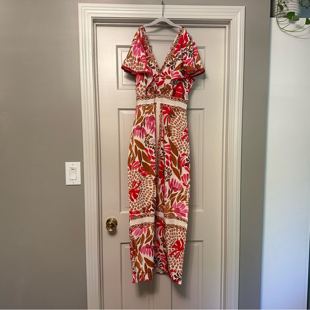 Vibrant Floral Maxi Dress